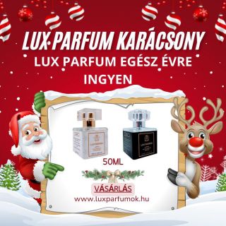 🌟 LUX PARFÜM minden hónapban ingyen! 🌟 🎁 Rendelj a webáruházunkban 2025.12.23-ig, és nyerj 50 ml Lux Parfüm egész évre!...